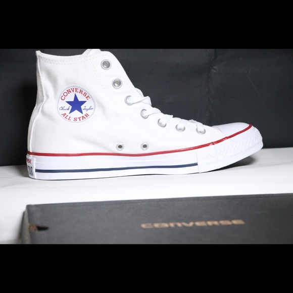 classic white high top converse